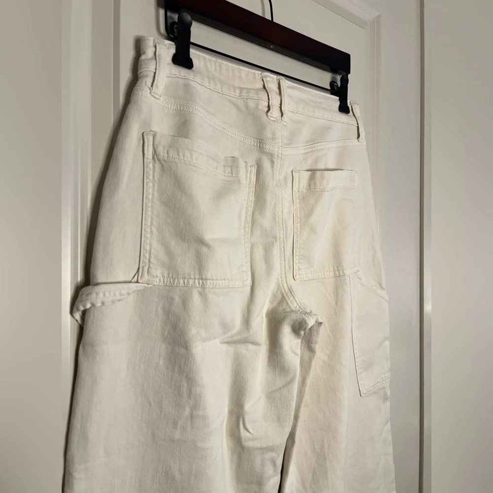 American Eagle Dreamy Drape Woven Super High-Waisted Baggy Wide-Leg Pant - Picture 5 of 6